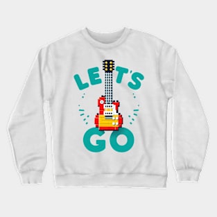 Let’s Go (Lego) Guitar Crewneck Sweatshirt